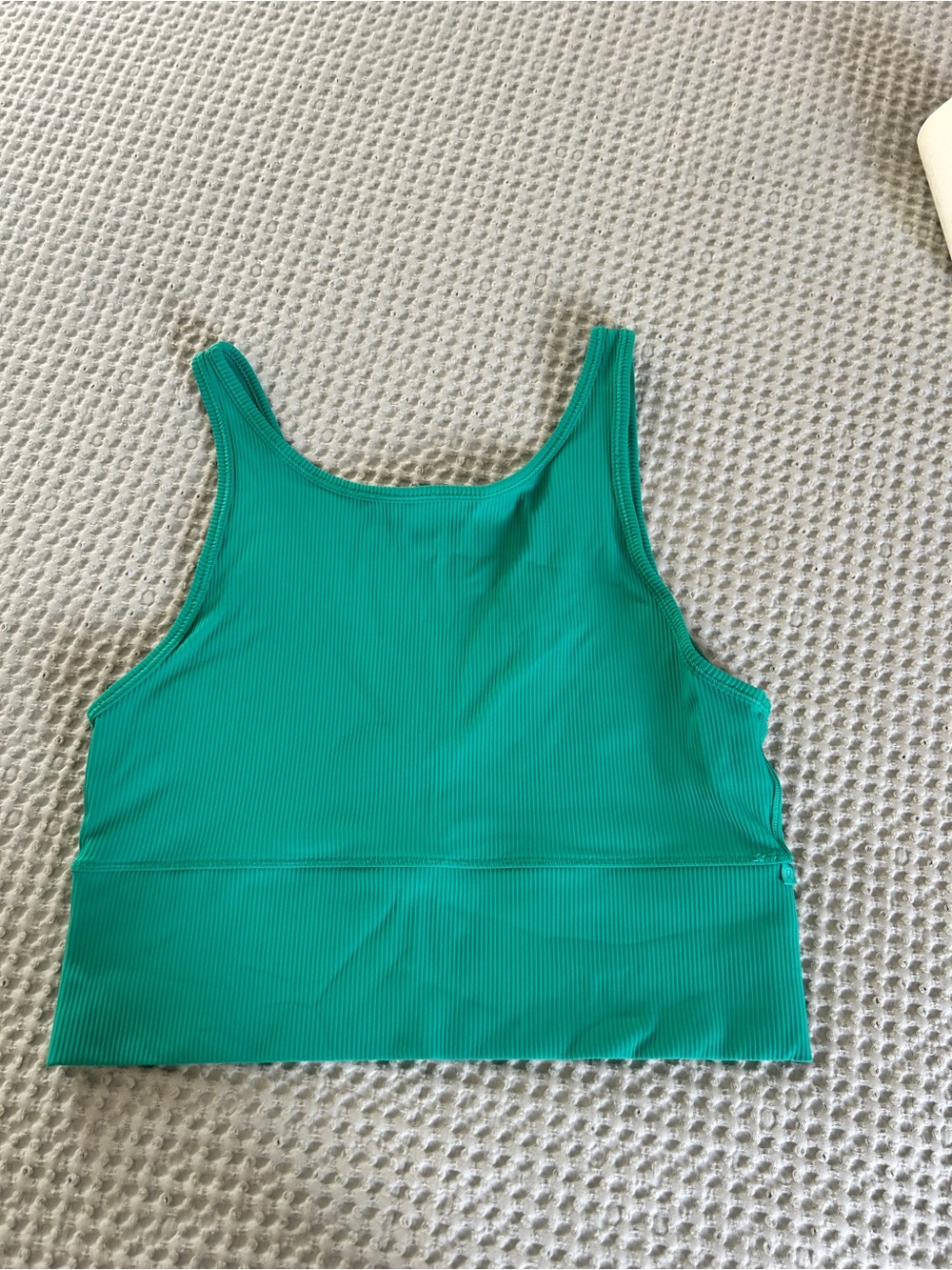 lululemon athletica Teal Ribbed Tank Top